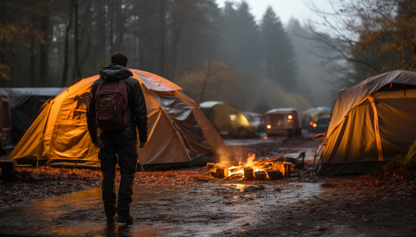 Conseils de camping : voici comment survivre à une journée de mauvais temps au camping